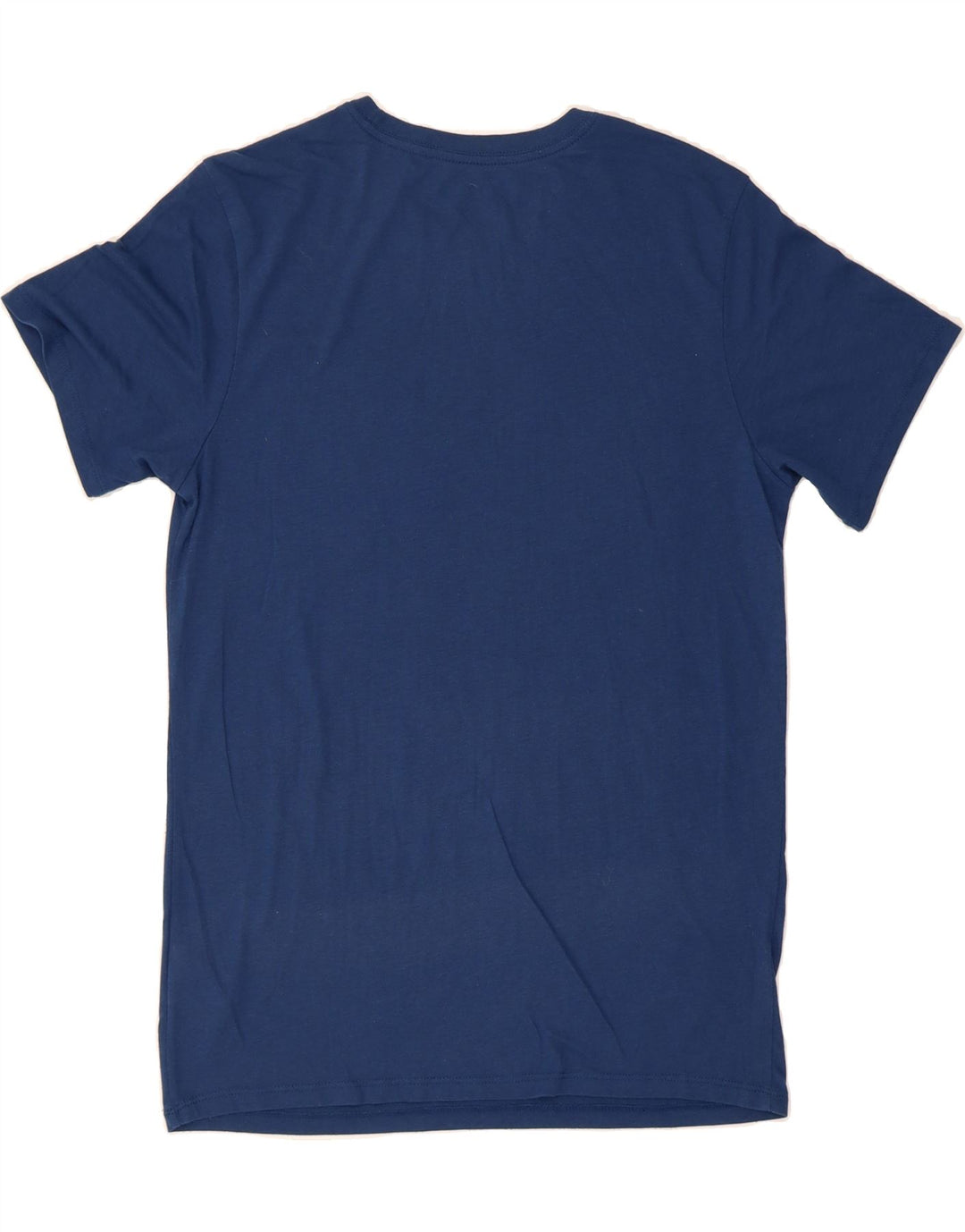 NIKE Mens Athletic Cut Graphic T-Shirt Top Medium Navy Blue Striped Vintage Nike and Second-Hand Nike from Messina Hembry 