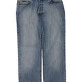 Męskie jeansy Calvin Klein w trudnej sytuacji, proste W33 L27, niebieska bawełna