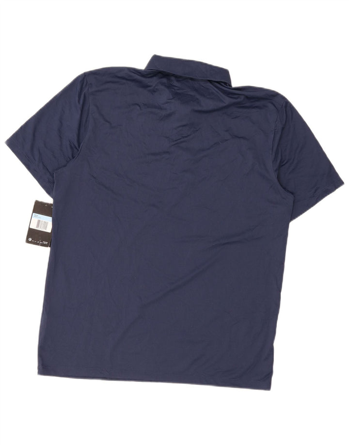 Męska koszulka polo Nike Dri Fit, średni granatowy poliester