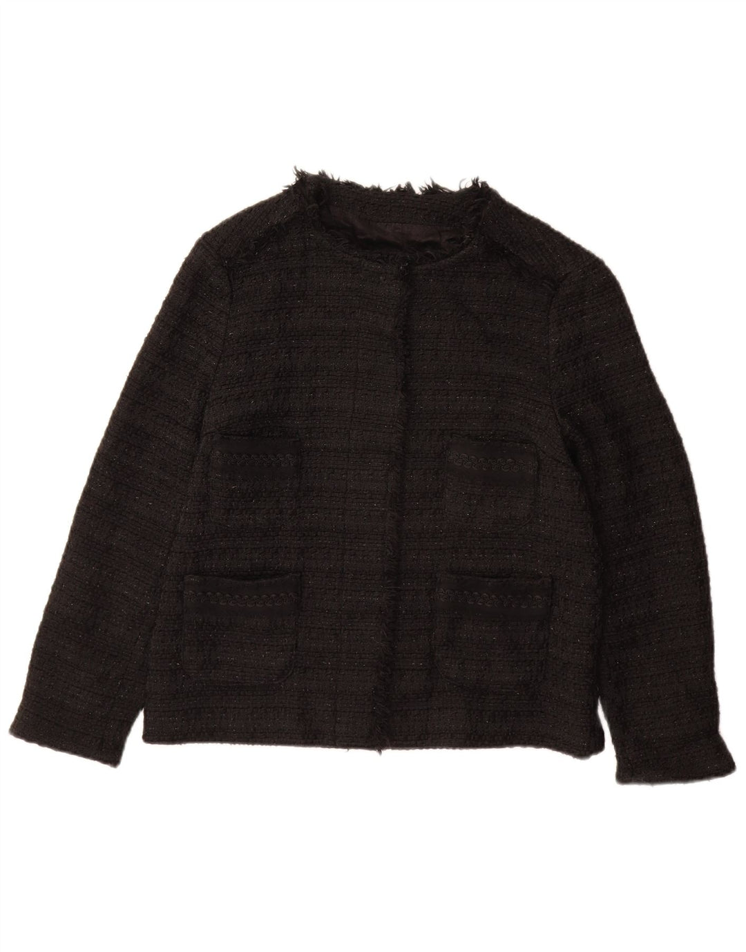 Damska marynarka ZARA UK 12, średnia czarna