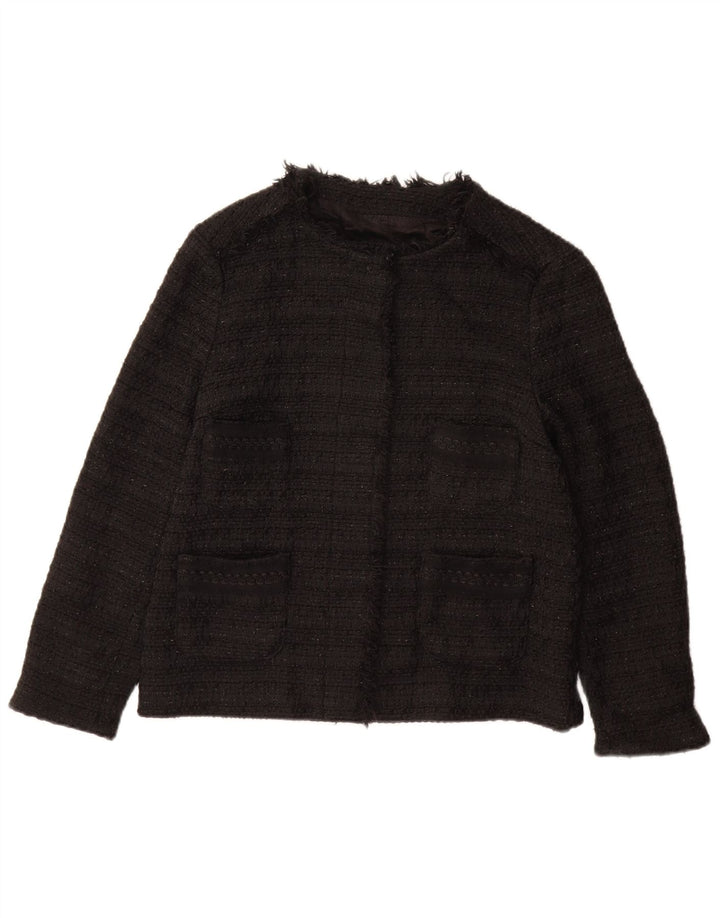 Damska marynarka ZARA UK 12, średnia czarna