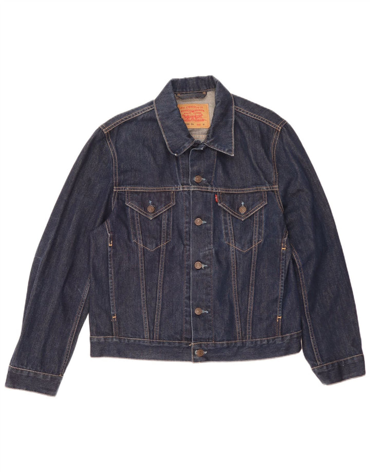 Męska kurtka dżinsowa Levi's UK 38 Średni granatowy, bawełniany
