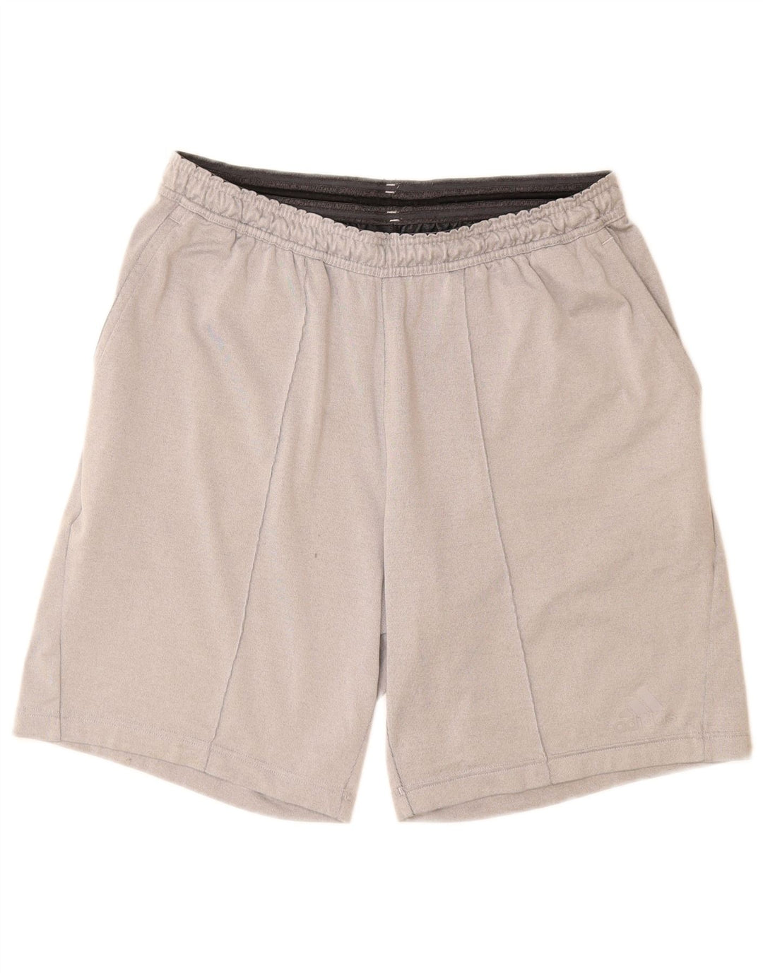 Męskie spodenki sportowe ADIDAS Climacool, duże, szare, z poliestru