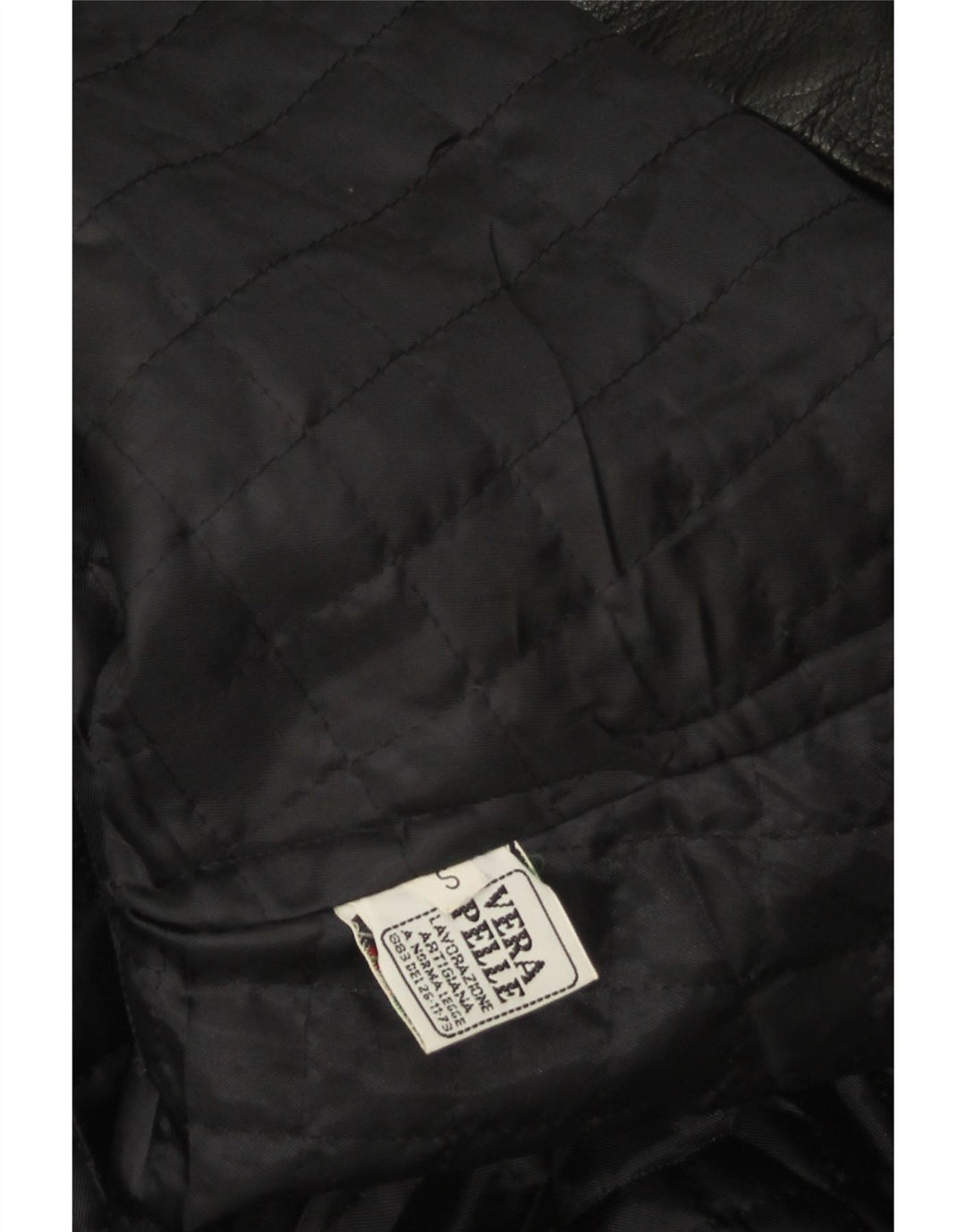 Vintage damski płaszcz skórzany oversize UK 10, mała czarna skóra