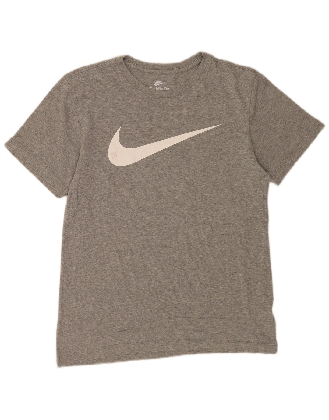 Męski T-shirt z grafiką Nike, mały, szary, nakrapiany
