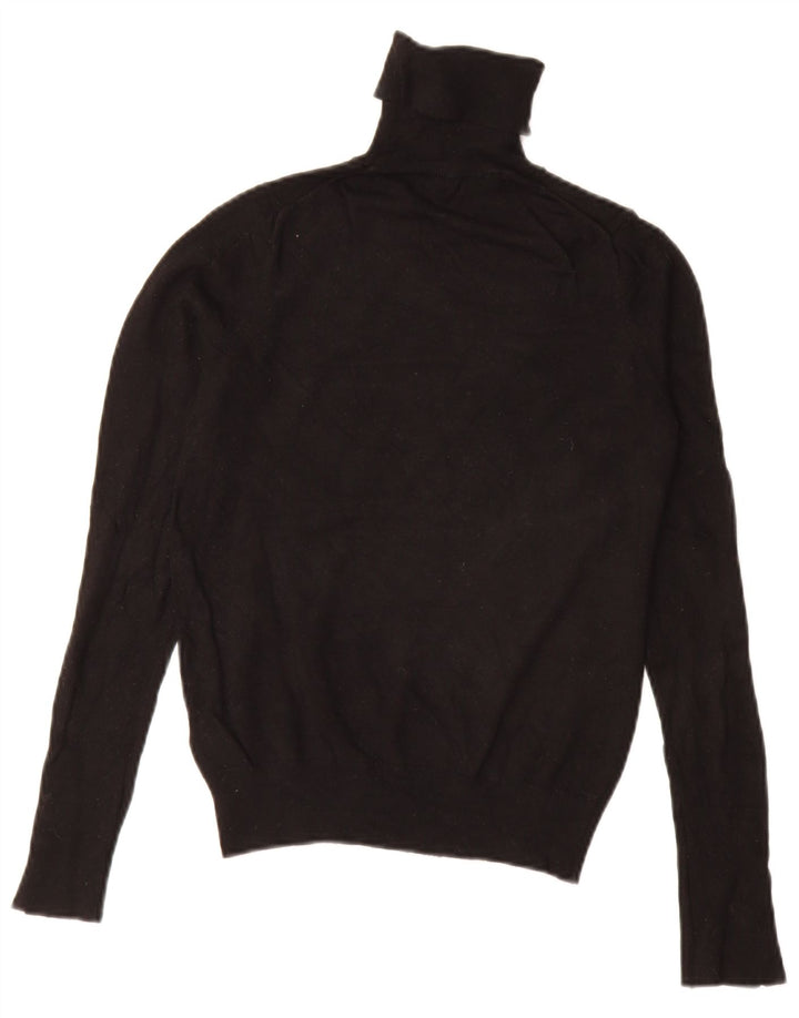 Sweter damski Zara z golfem UK 10, mały, czarny
