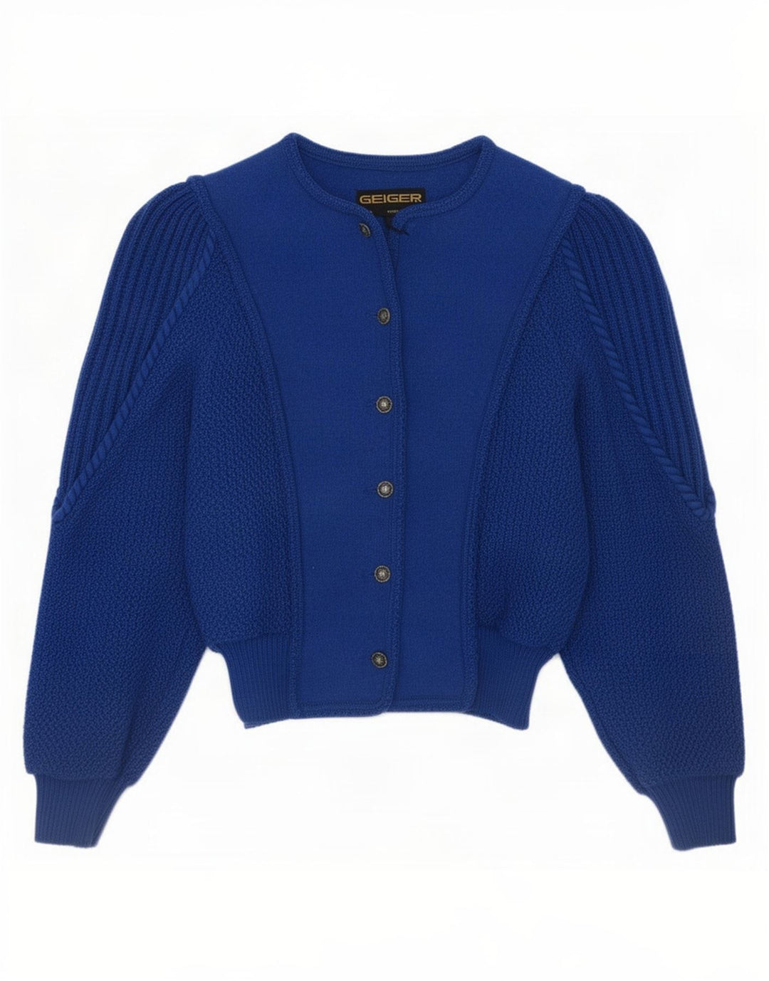 Sweter damski Geiger EU 36, mały, niebieski, nowa wełna
