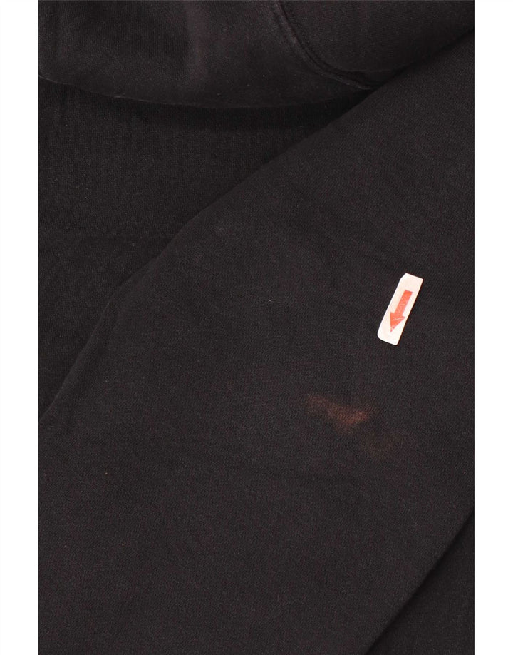 Męski sweter z kapturem Nike, duży, czarny, bawełniany