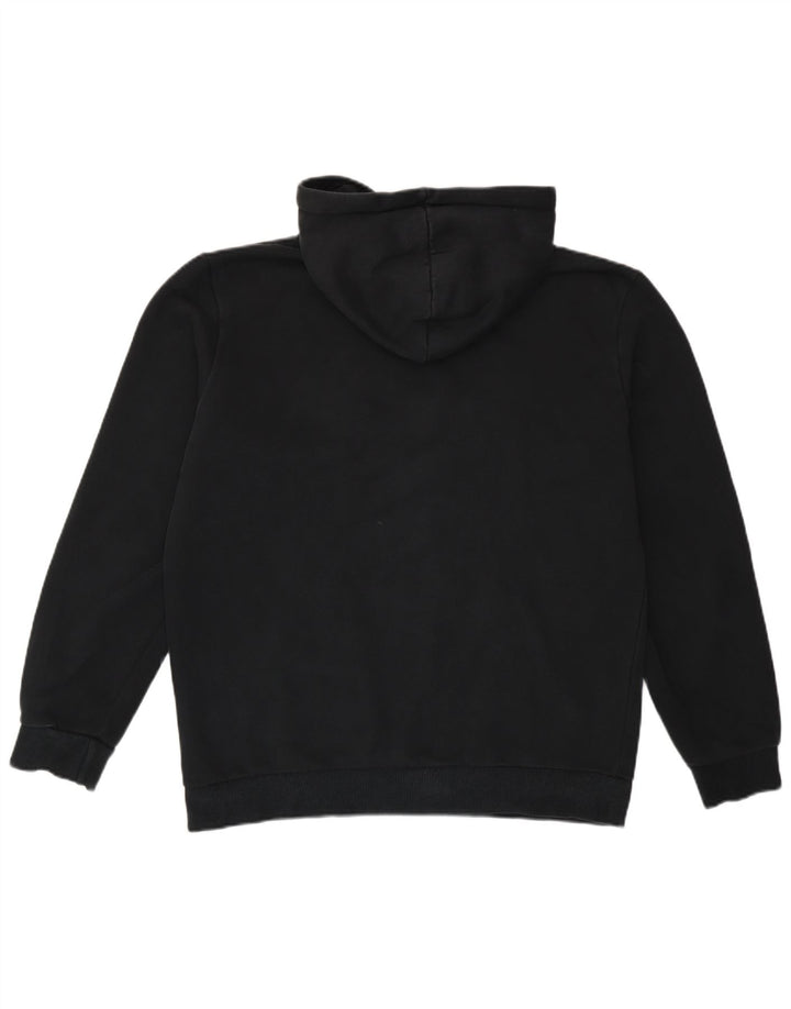 Męski sweter z kapturem Puma z grafiką, średni czarny, bawełniany