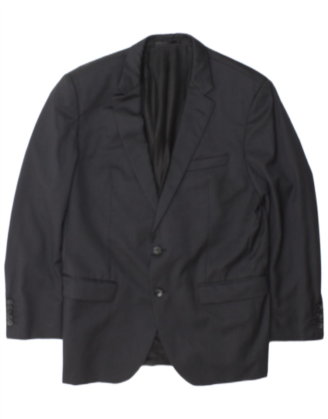Męska marynarka Hugo Boss, zapinana na 2 guziki, EU 52 XL, szara w prążki