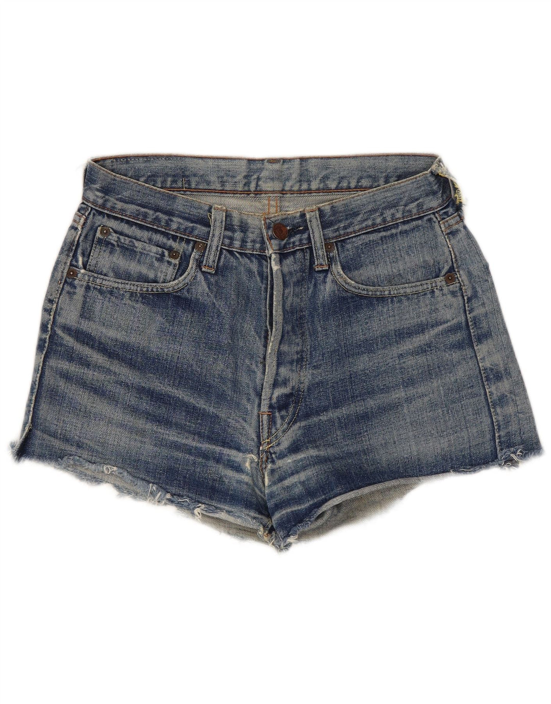 Damskie spodenki jeansowe Levi's W28 Średni niebieski
