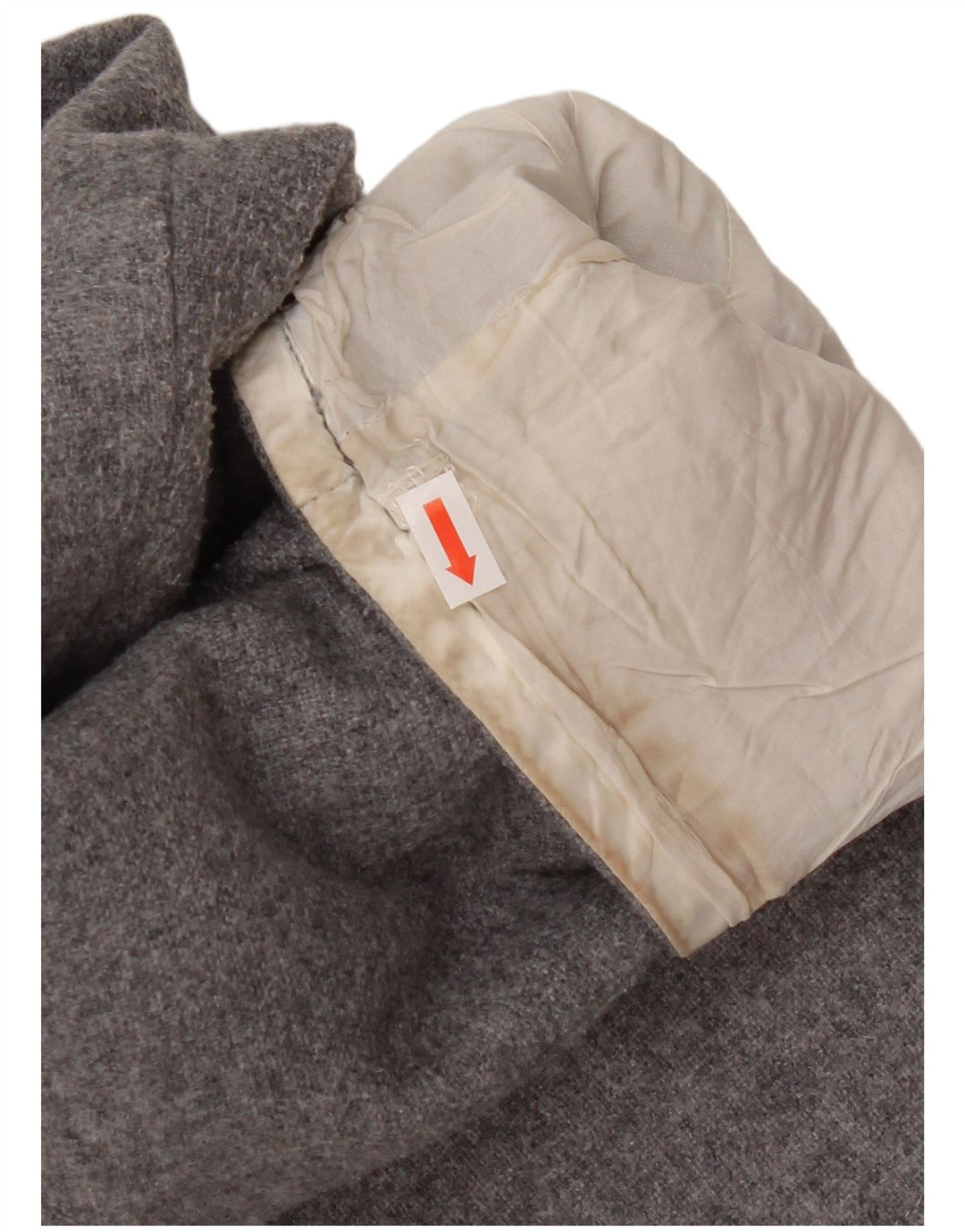 Damski płaszcz z kapturem Tommy Hilfiger UK 18 XL, szara wełna