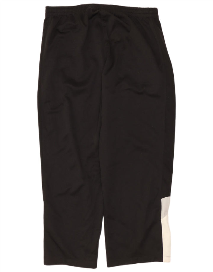 Męskie spodnie dresowe PUMA, duży, czarny poliester z blokami kolorów