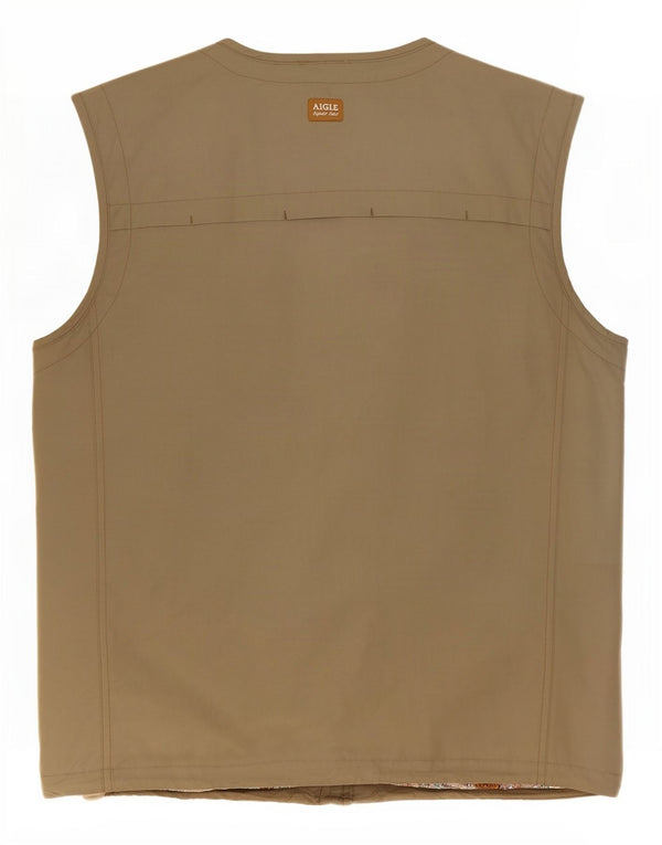 Męska kamizelka użytkowa Aigle UK 42 XL, poliester khaki