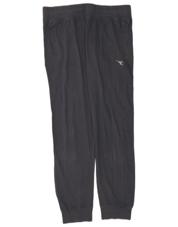 Damskie spodnie dresowe Diadora Joggers UK 18 XL Szara bawełna