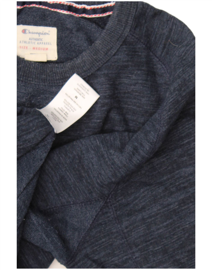 Bluza męska Champion, średnia, granatowa, bawełniana w cętki