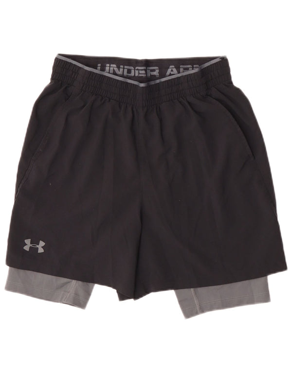 Damskie spodenki sportowe Under Armour Heat Gear UK 12 w kolorze średniej czerni