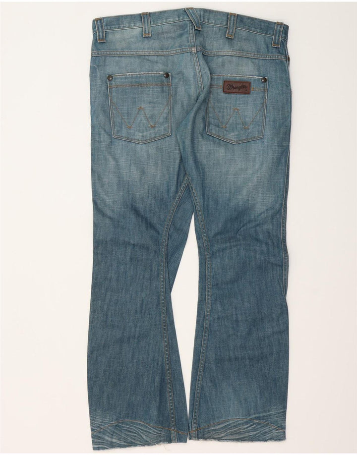 Męskie jeansy Wrangler Sharkey Bootcut W36 L32 Niebieskie bawełniane