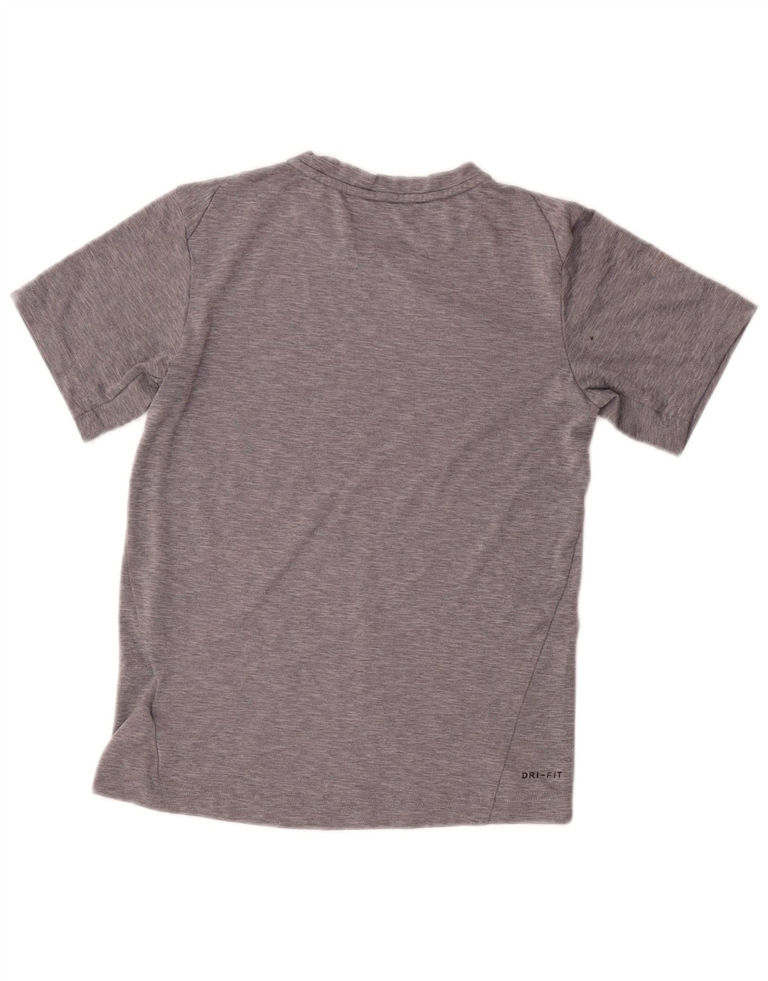 Chłopięcy T-shirt Nike Dri Fit z grafiką, 10-11 lat, średni szary poliester