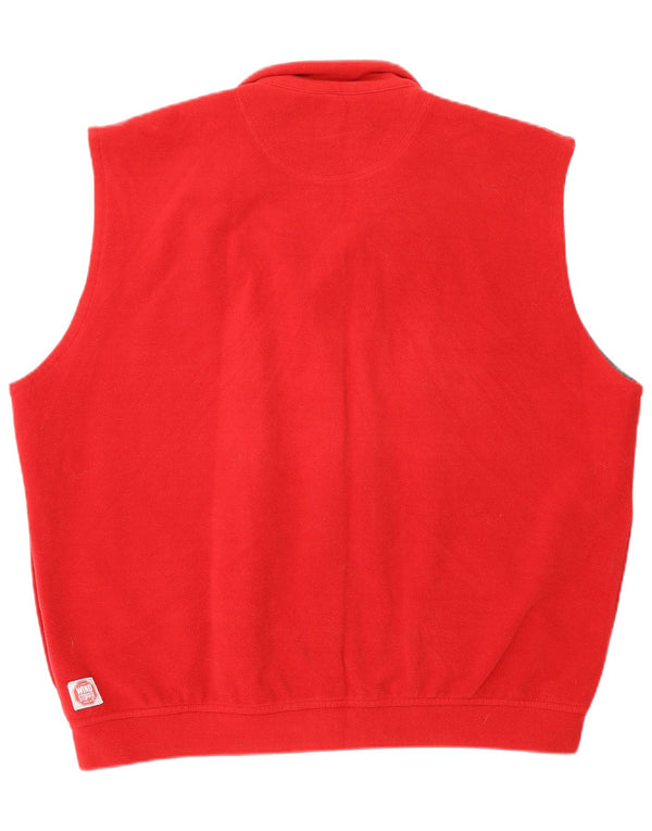Męska kamizelka polarowa Bailo UK 42 XL czerwona