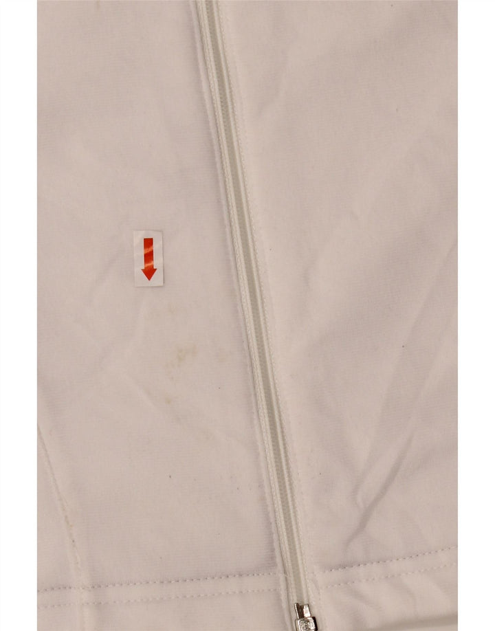 Damska kurtka dresowa ADIDAS UK 12 w kolorze średniej bieli