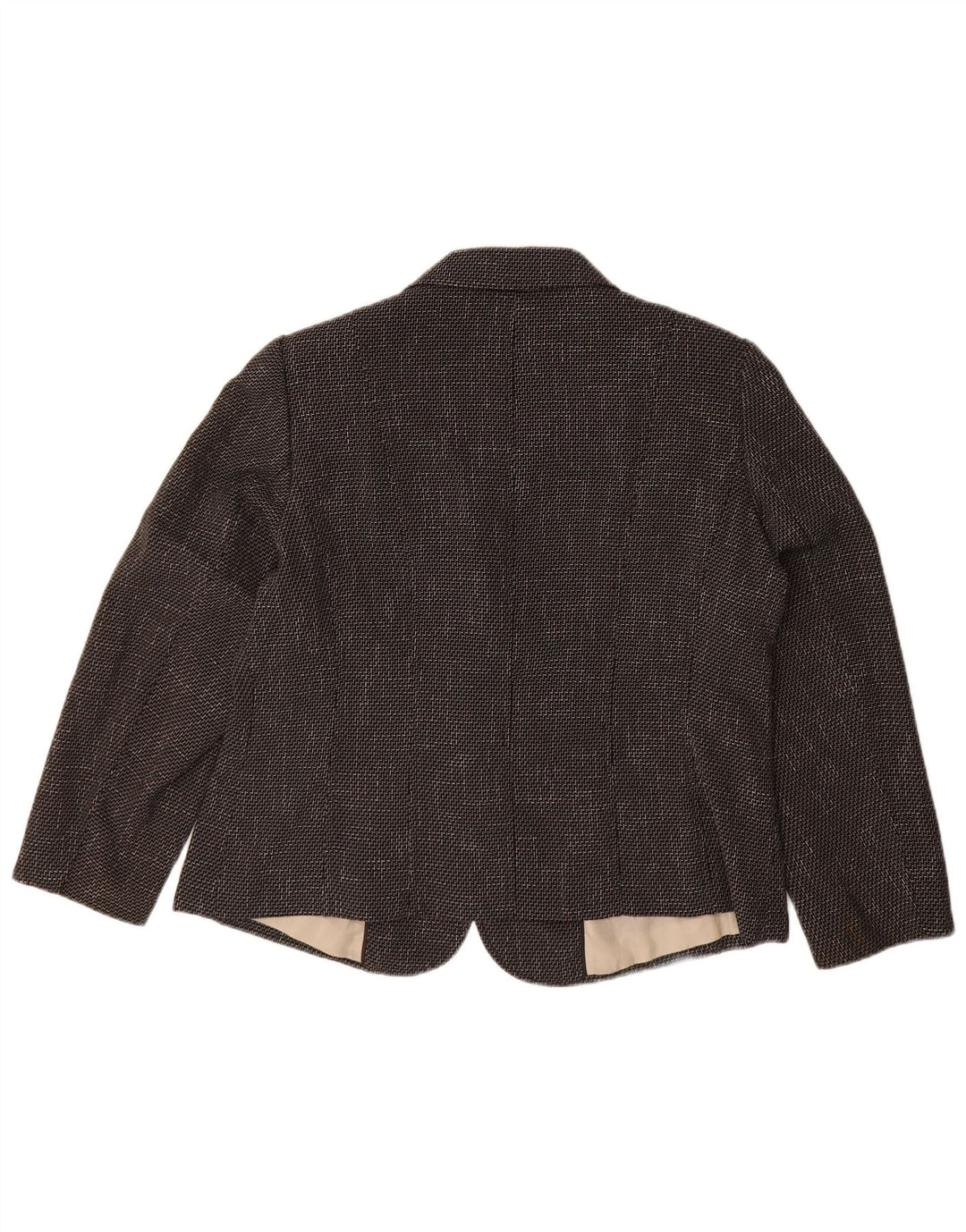 Marks & Spencer Damska marynarka zapinana na 5 guzików, UK 18 XL, czarna Chevron