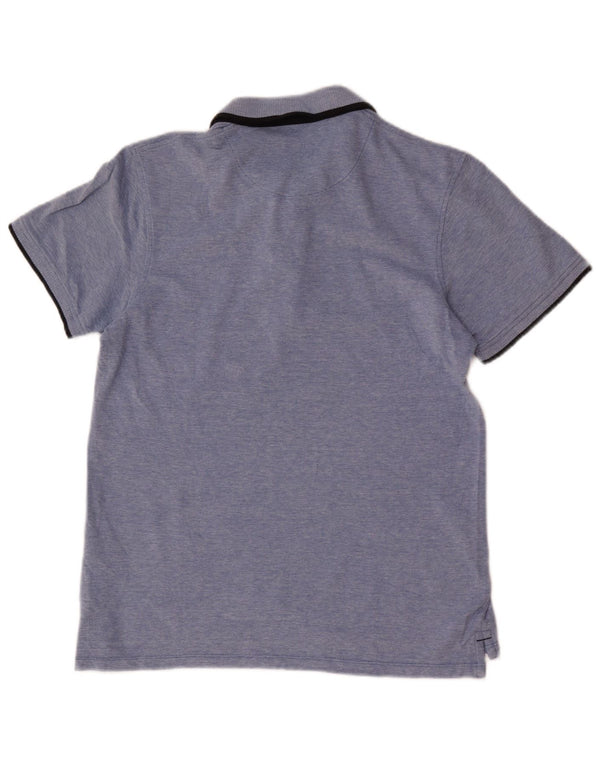 Męska koszulka polo Jack & Jones o regularnym kroju, średnioniebieska, bawełniana