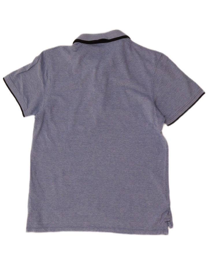 Męska koszulka polo Jack & Jones o regularnym kroju, średnioniebieska, bawełniana