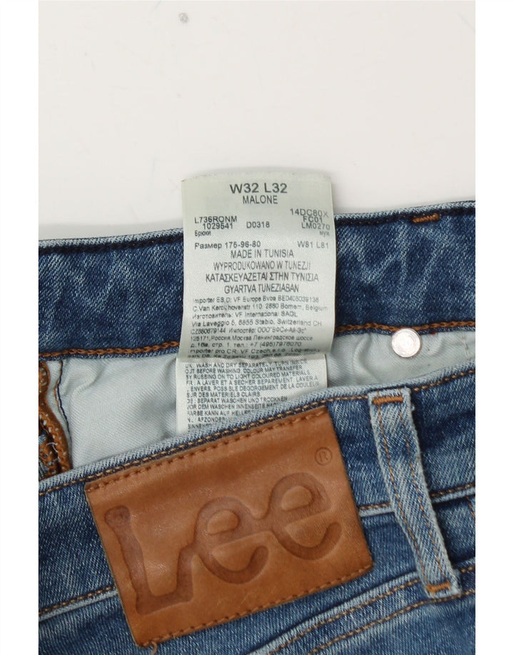 LEE Damskie jeansy Malone Skinny W32 L32 Niebieskie bawełniane