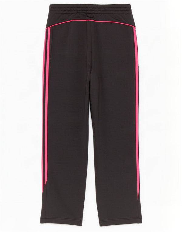 Adidas Womens Tracksuit Trousers UK 8/10 Small Black Polyester