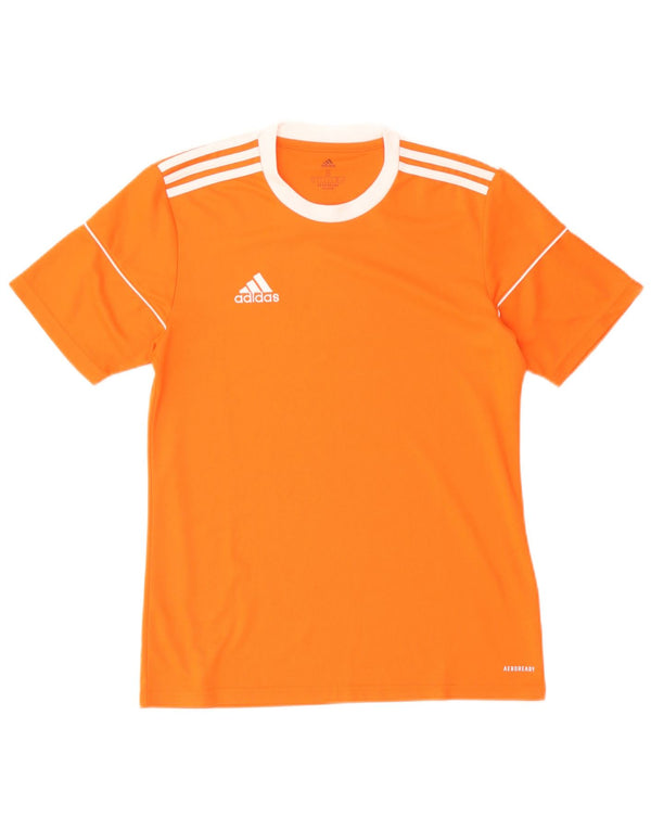 Męska koszulka Adidas Aeroready Top, mała, pomarańczowa, poliestrowa