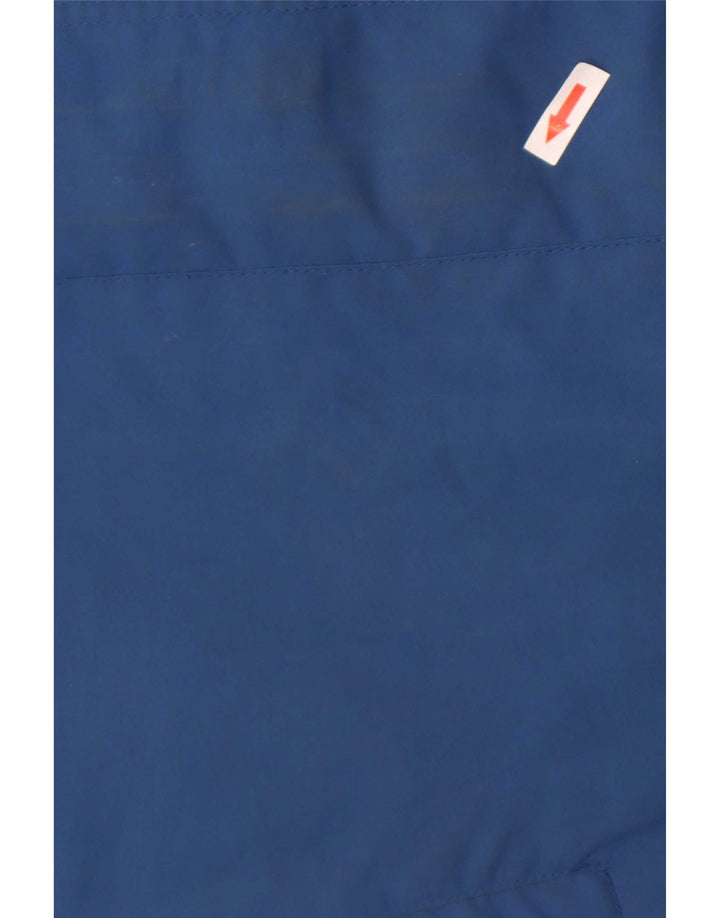 Męska kurtka przeciwdeszczowa z kapturem Mountain Essentials UK 46 3XL Niebieski nylon