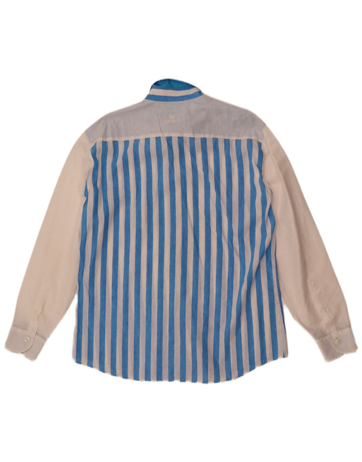 Koszula męska Caporiccio XL, lniana w niebieskie paski