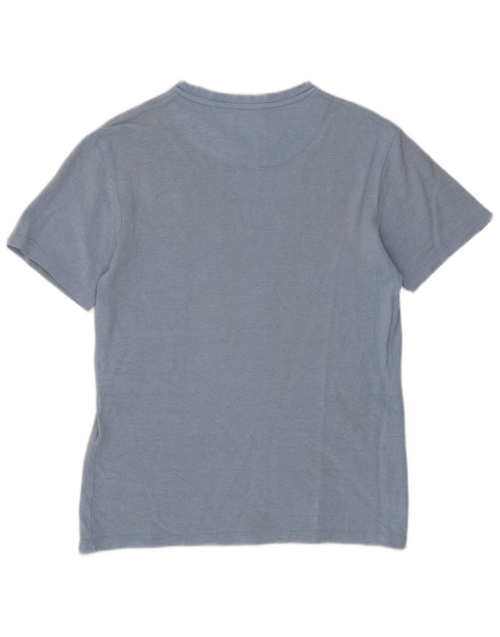 T-shirt męski Zara, mały, niebieski