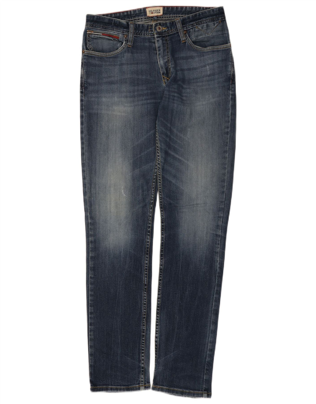 Męskie jeansy slim fit Tommy Hilfiger W30 L34 Niebieskie bawełniane