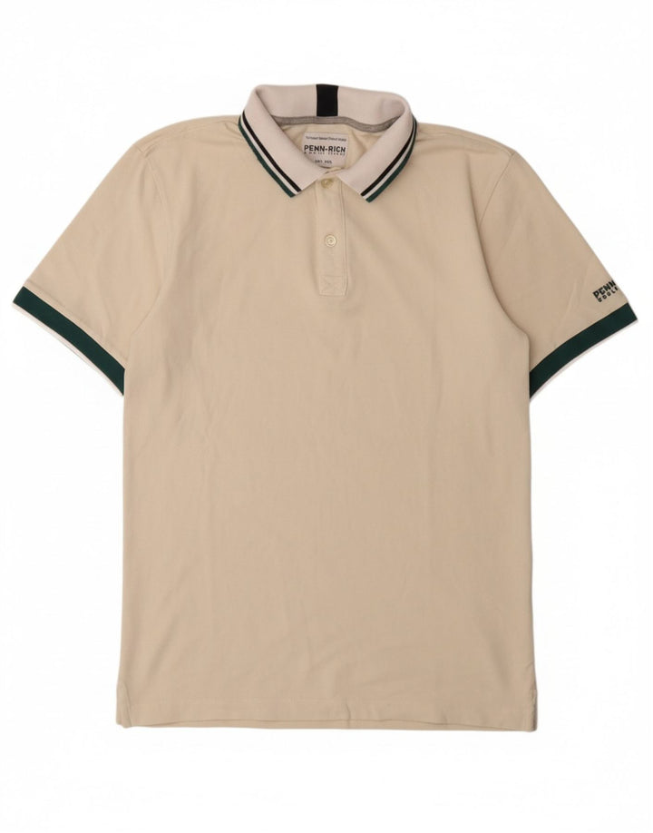 WOOLRICH Mens Penn-Rich Polo Shirt Small Off White Cotton Vintage Woolrich and Second-Hand Woolrich from Messina Hembry 