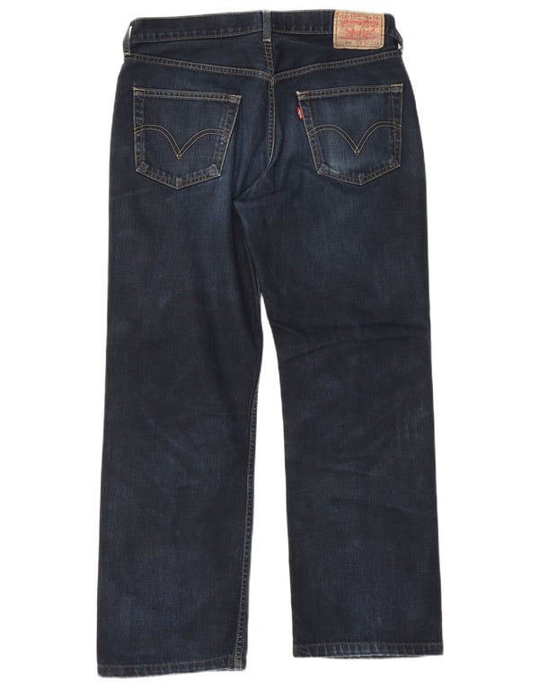 Męskie dżinsy Levi's 506 Straight W36 L29 Granatowa bawełna