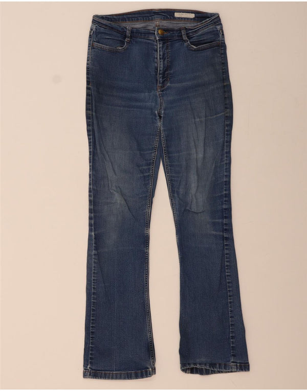 MARKS & SPENCER Damskie jeansy Bootcut o regularnym kroju UK 10 Małe W30 L30 Niebieskie