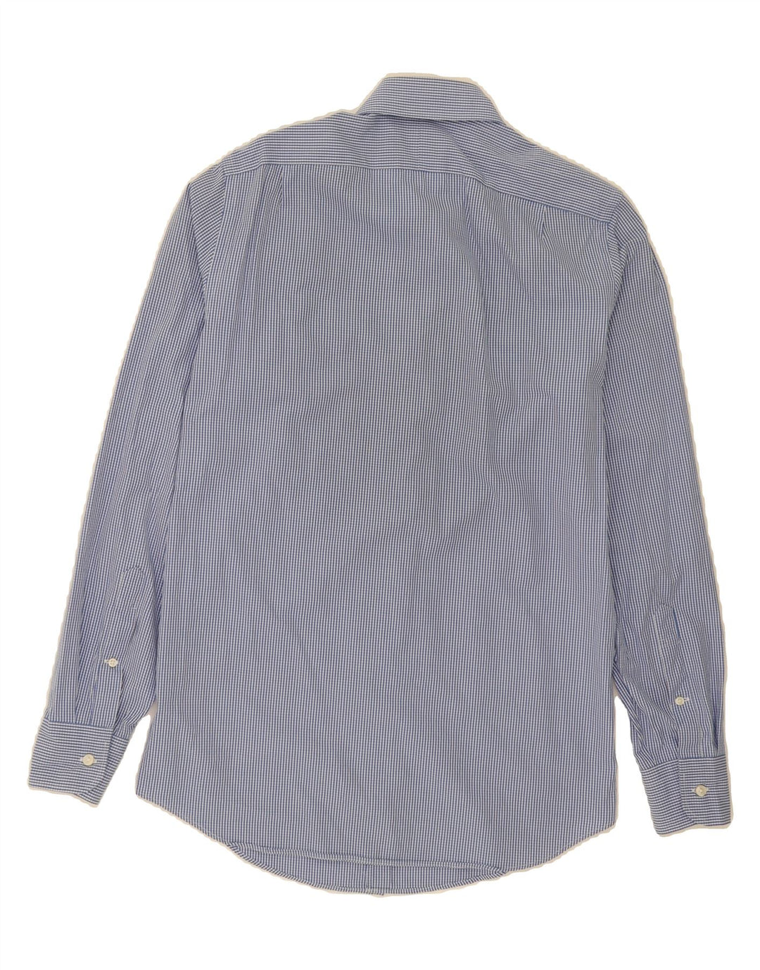 J. CREW Mens Shirt Size 14 1/2 Small Blue Check Cotton Vintage J. Crew and Second-Hand J. Crew from Messina Hembry 
