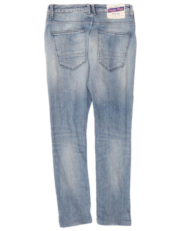 Męskie jeansy obcisłe Zara EU 40 Medium W31 L28 Niebieskie