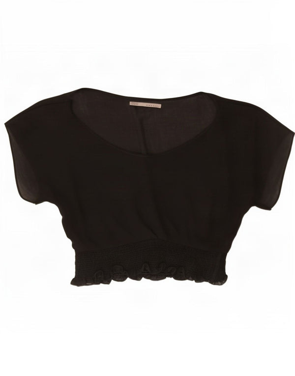 Damska bluzka oversize Zara UK 18 XL, czarna