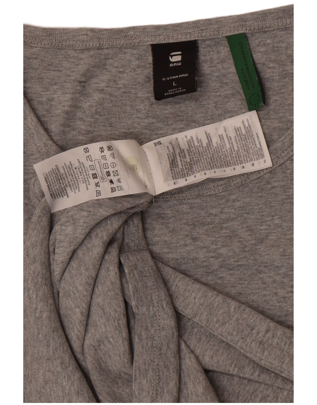 Damski T-shirt G-Star, duży, szary, bawełniany