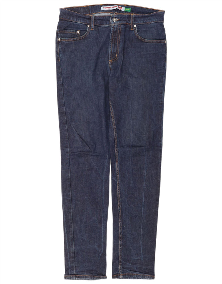 Męskie jeansy Carrera 700 Straight IT 48 Medium W33 L33 Granatowa bawełna