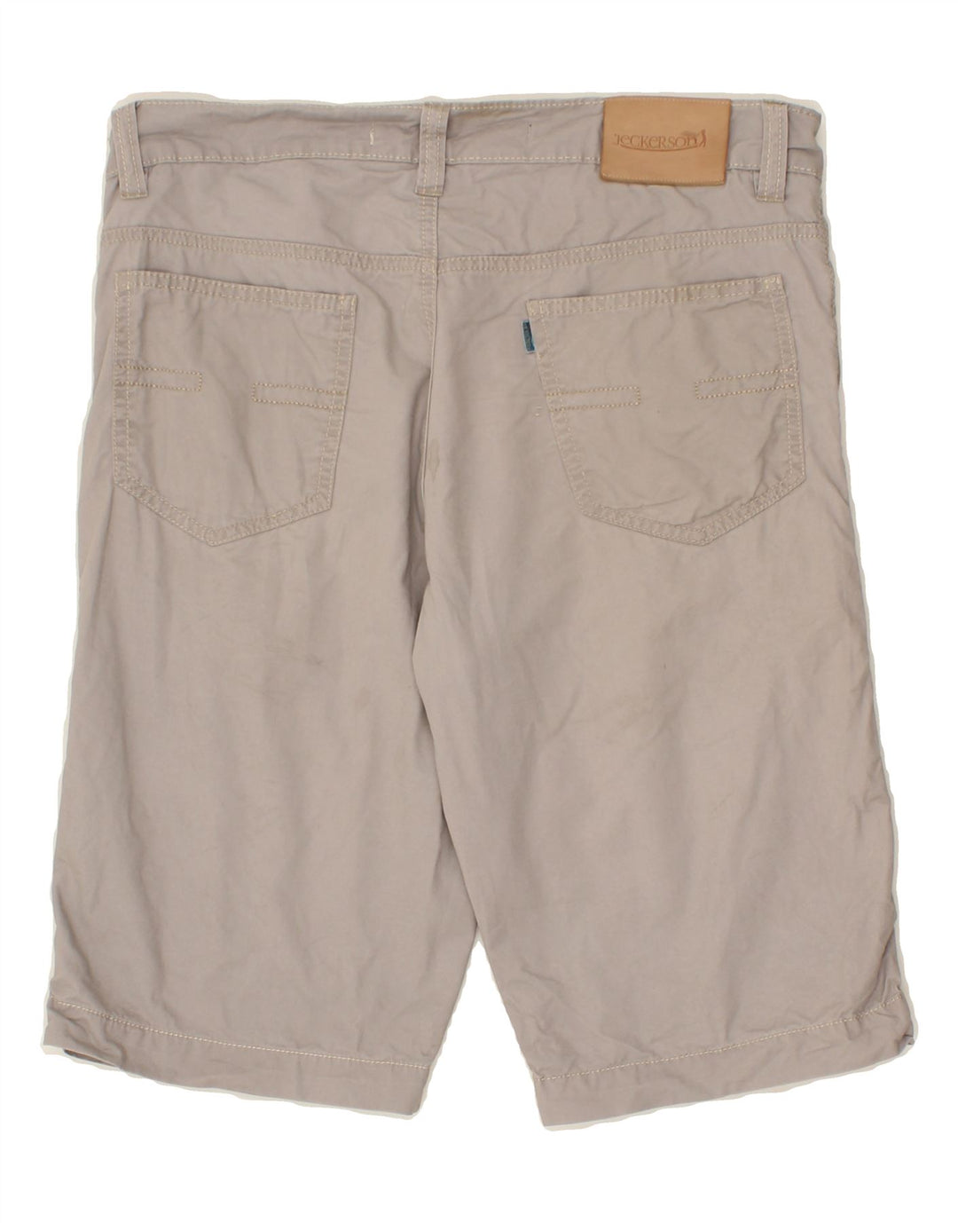 JECKERSON Womens Bermuda Shorts W32 Large Grey Cotton Vintage Jeckerson and Second-Hand Jeckerson from Messina Hembry 