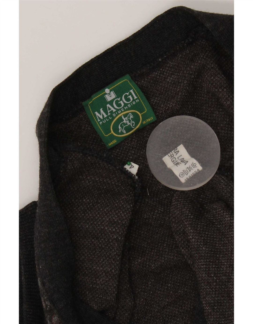 Męski sweter bez rękawów w stylu vintage, średnioszary, geometryczny, z dziewiczej wełny