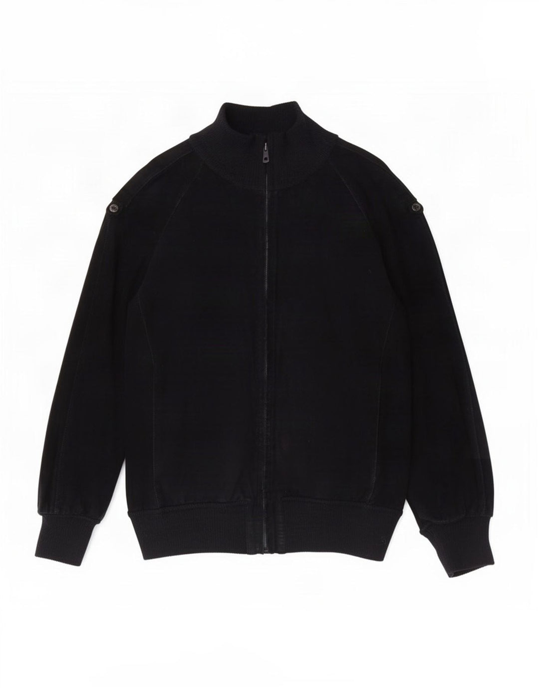 Vintage męska zamszowa kurtka bomber UK 36, mała granatowa