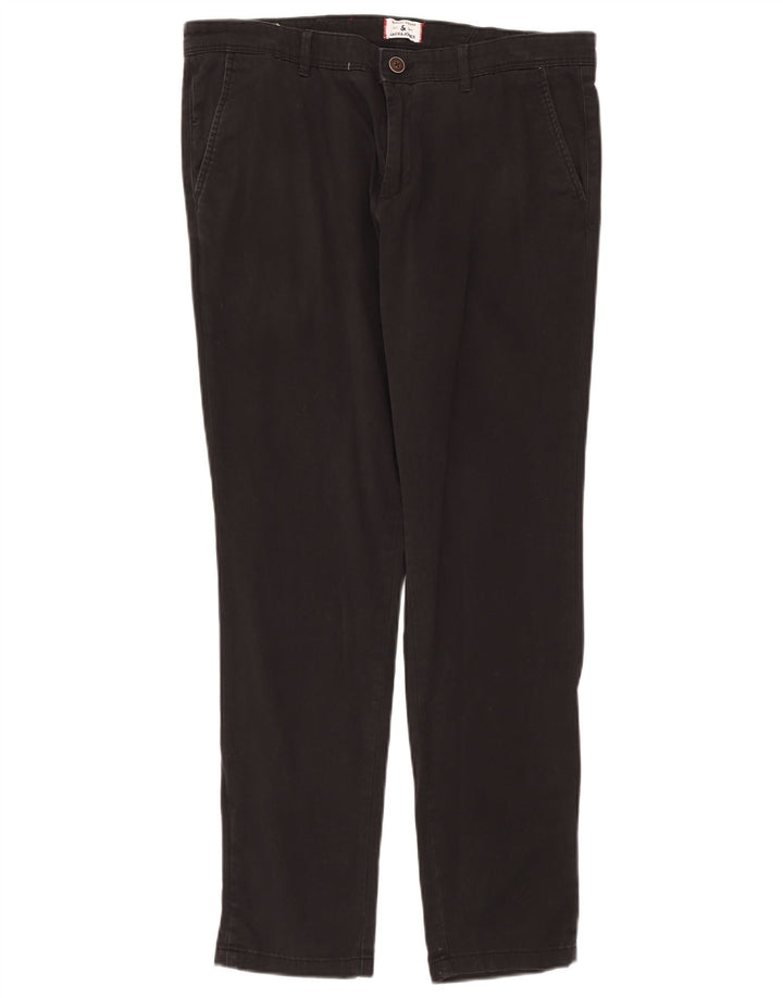 Męskie spodnie typu chino Jack & Jones W36 L32 czarne