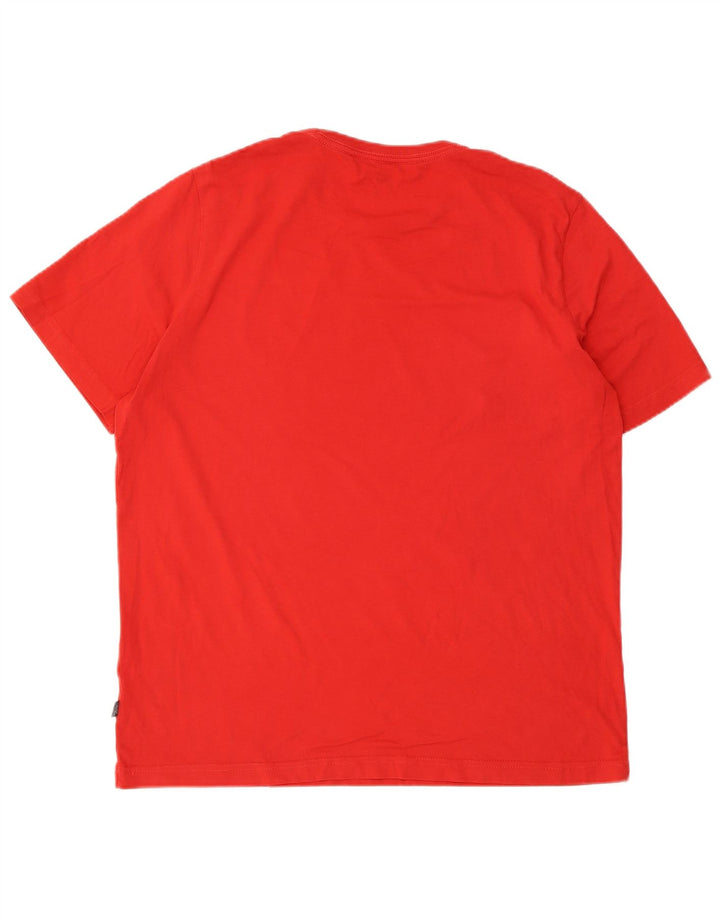 Męski T-shirt Puma z grafiką, duży, czerwony