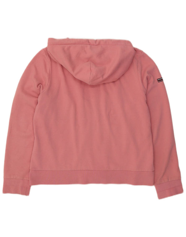Damski sweter z kapturem i zamkiem Superdry UK 16, duży, różowy, bawełniany