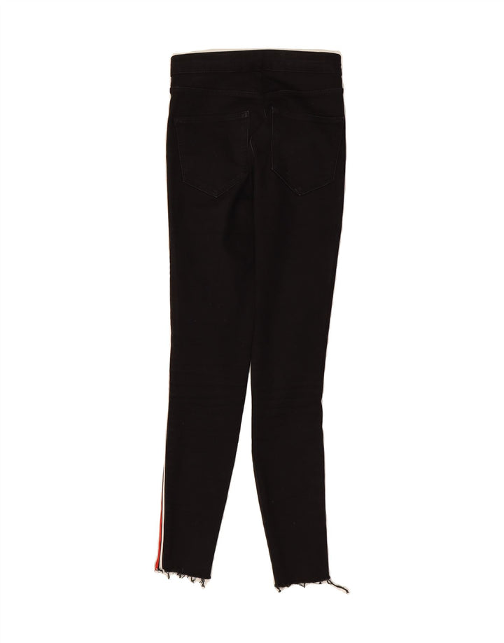 ZARA Womens Jegging Jeans EU 36 Small W24 L29 Black Striped Vintage Zara and Second-Hand Zara from Messina Hembry 